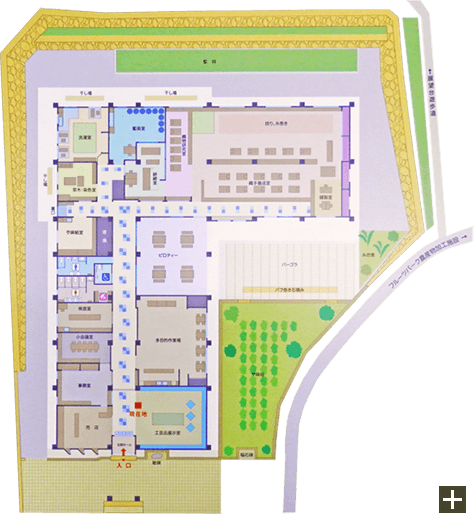 宮古島市伝統工芸品センター館内図